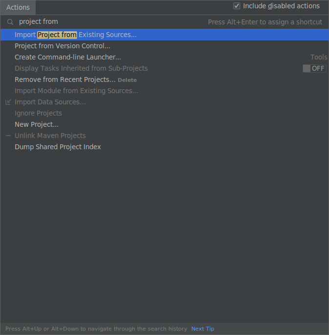 intellij 导入项目